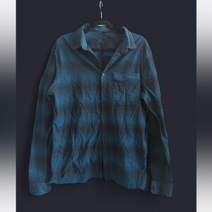 lululemon athletica Blue Casual Button Down Shirt